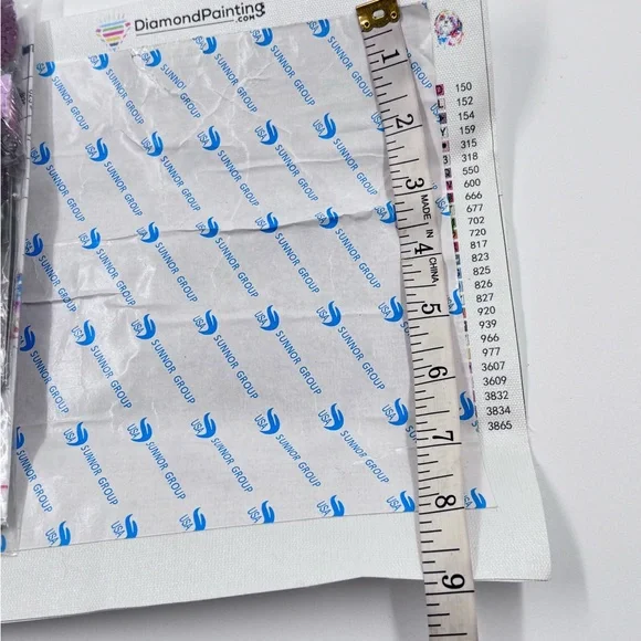 Shih Tzu Puppy Diamond Art Kit - 20x20cm - Partially Started - Picture 5 of 7